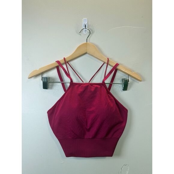 NGTVN Winterberry Strive Seamless Bra Women's Size Small Strappy Back Impact Pad - Picture 3 of 5